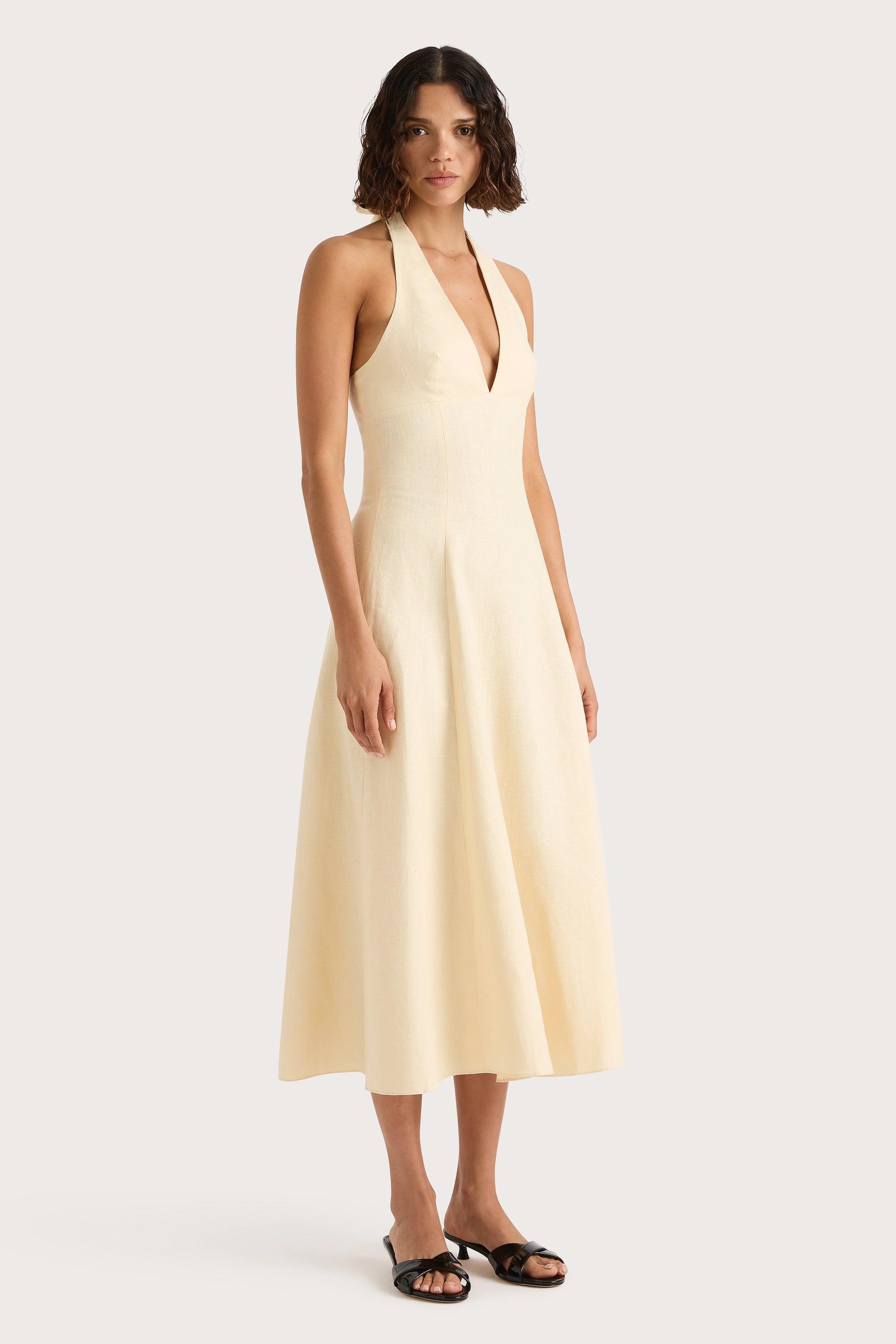 Marais Midi Dress Butter Product Image