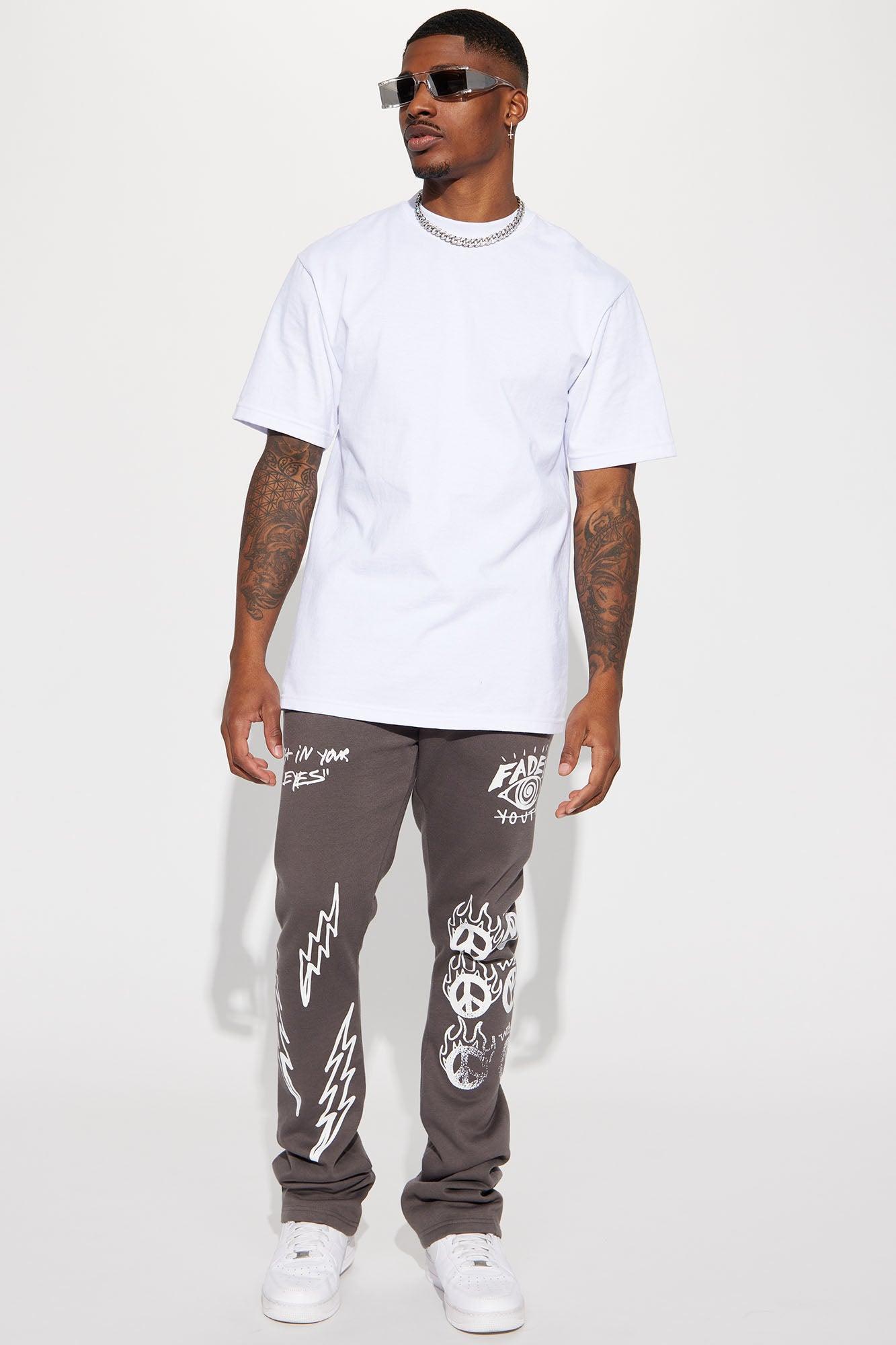 Faded Youth Flared Sweatpant - Charcoal Product Image