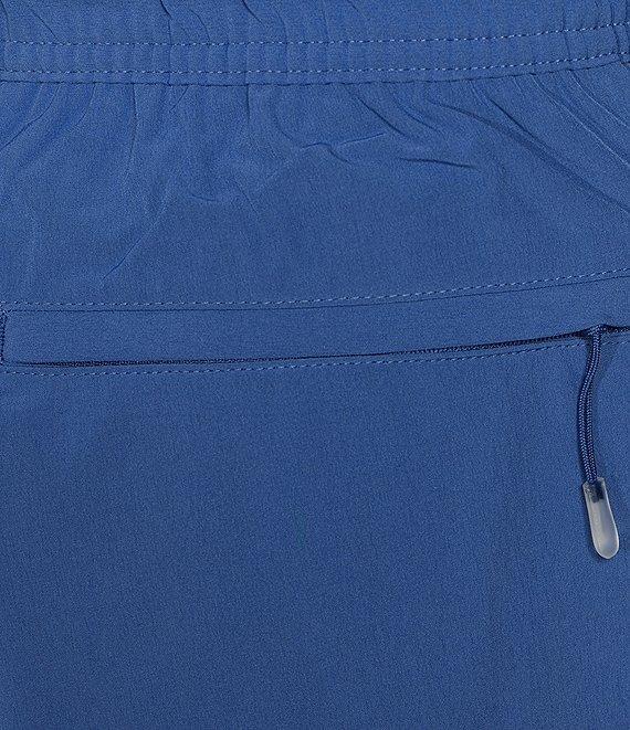 Caribbean Big & Tall Coastal Cargo 8#double; Inseam Solid Swim Trunks Product Image