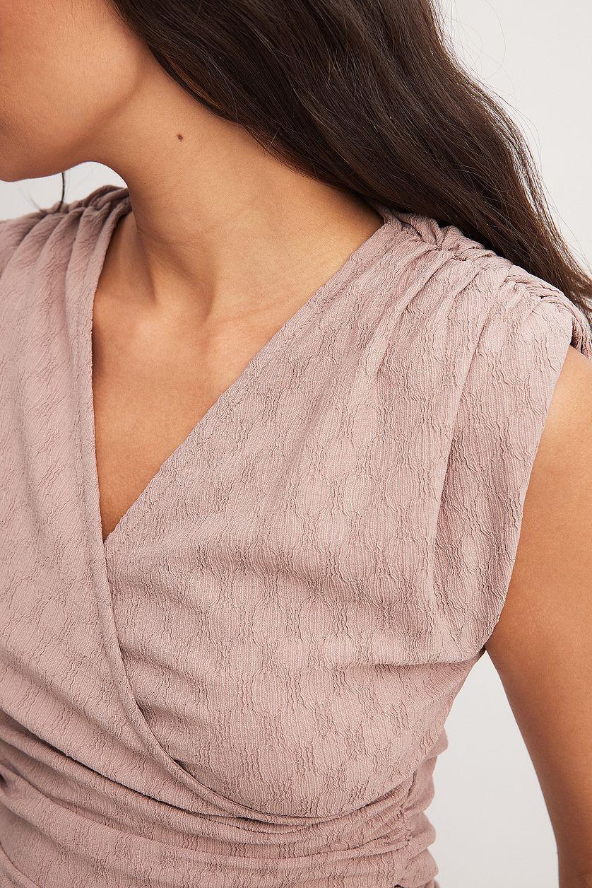 Overlap Sleeveless Top Product Image