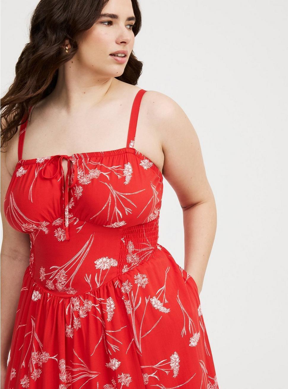 Challis Smocked Maxi Dress Product Image