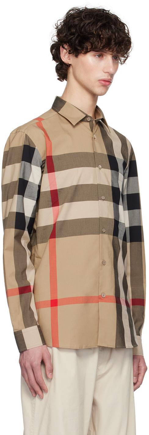 checkered cotton shirt Product Image