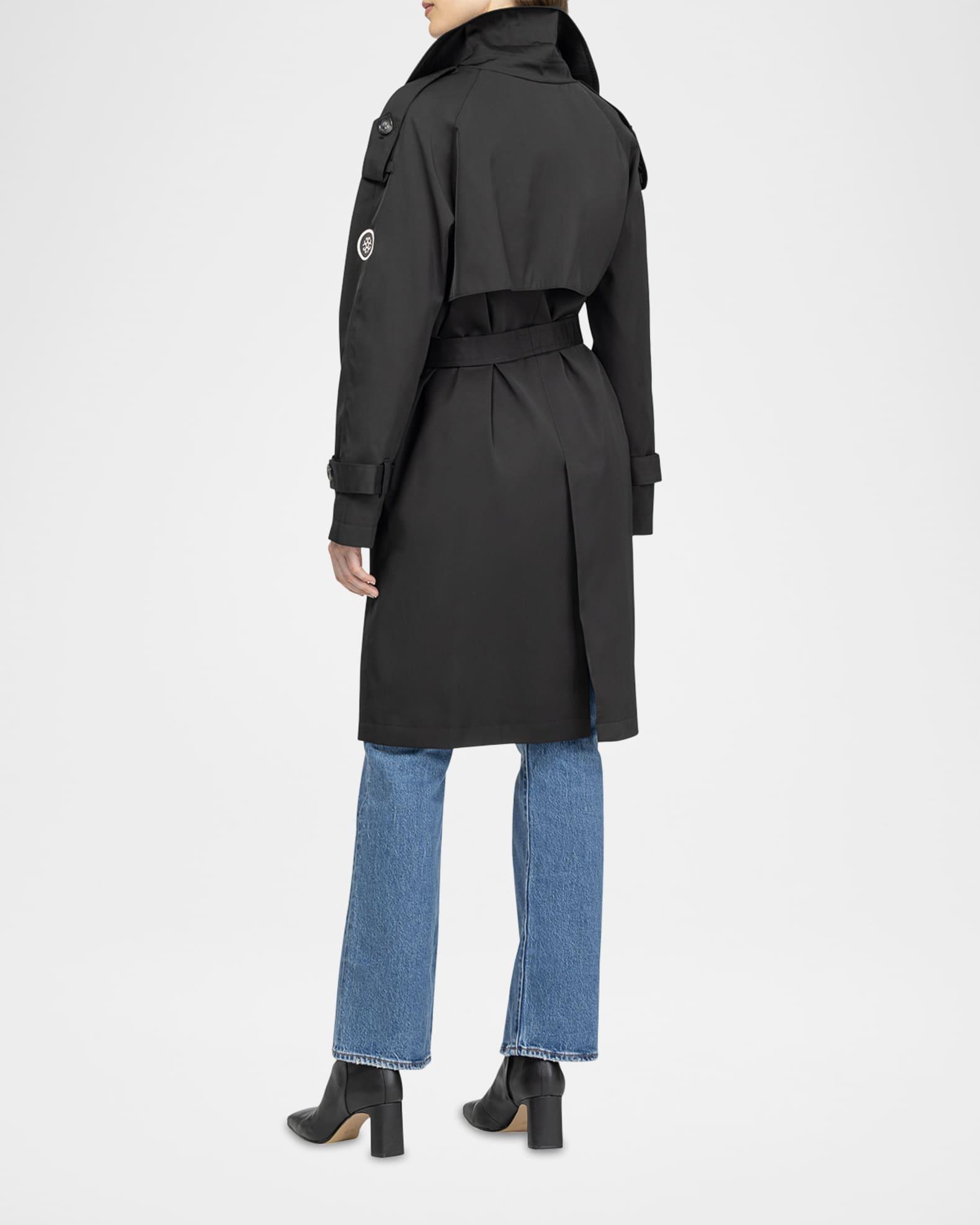 Lightweight Belted Double-Breasted Trench Coat Product Image