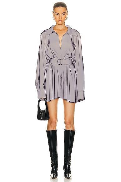 Womens Oversized Flared Minidress Product Image