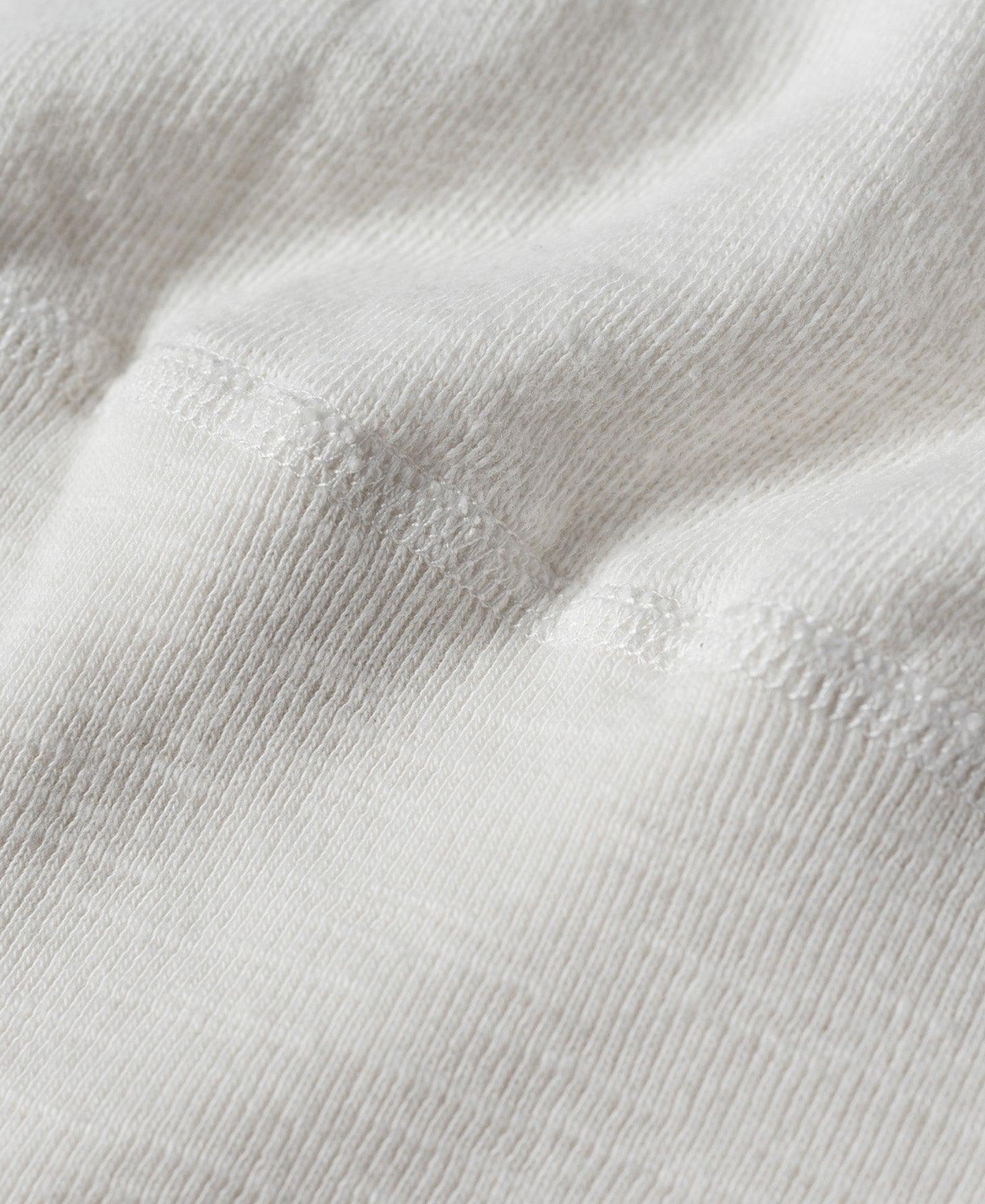 Side Closing Short Sleeve Henley T-Shirt - White Product Image