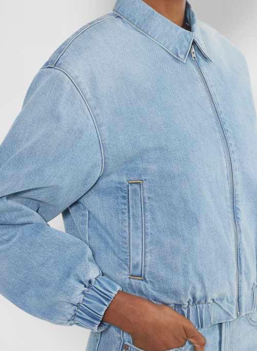 the ’90s denim bomber Product Image