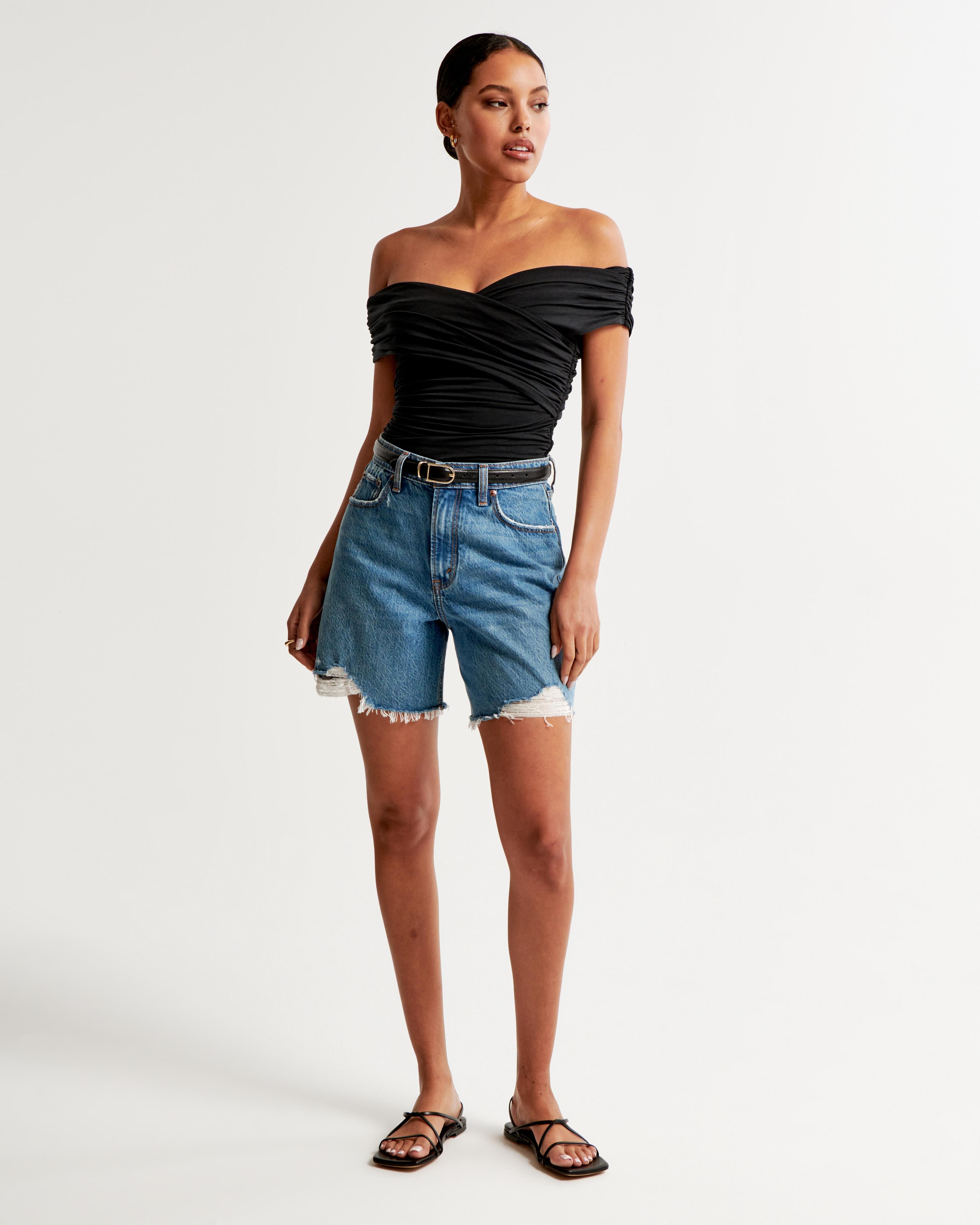 Off-The-Shoulder Ruched Wrap Top Product Image