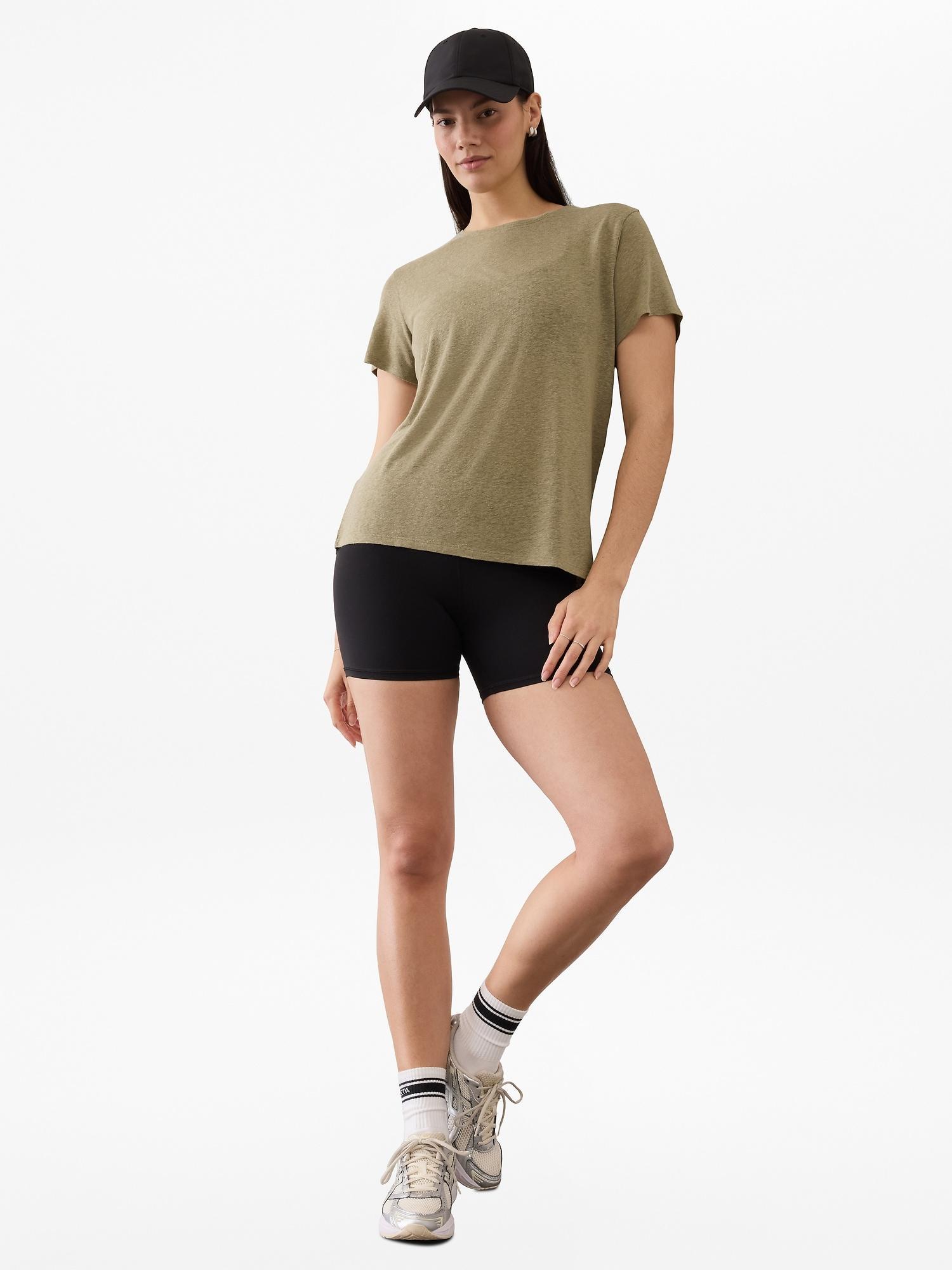 Getaway Linen Blend Tee Product Image