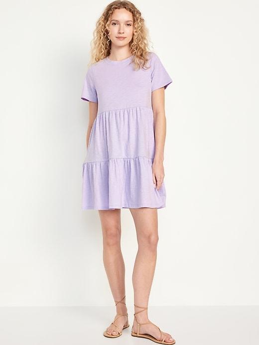 Tiered Mini Swing Dress Product Image