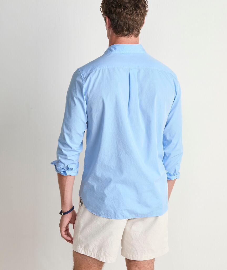 Shoreline Solid Perfect Wash Poplin Shirt Product Image