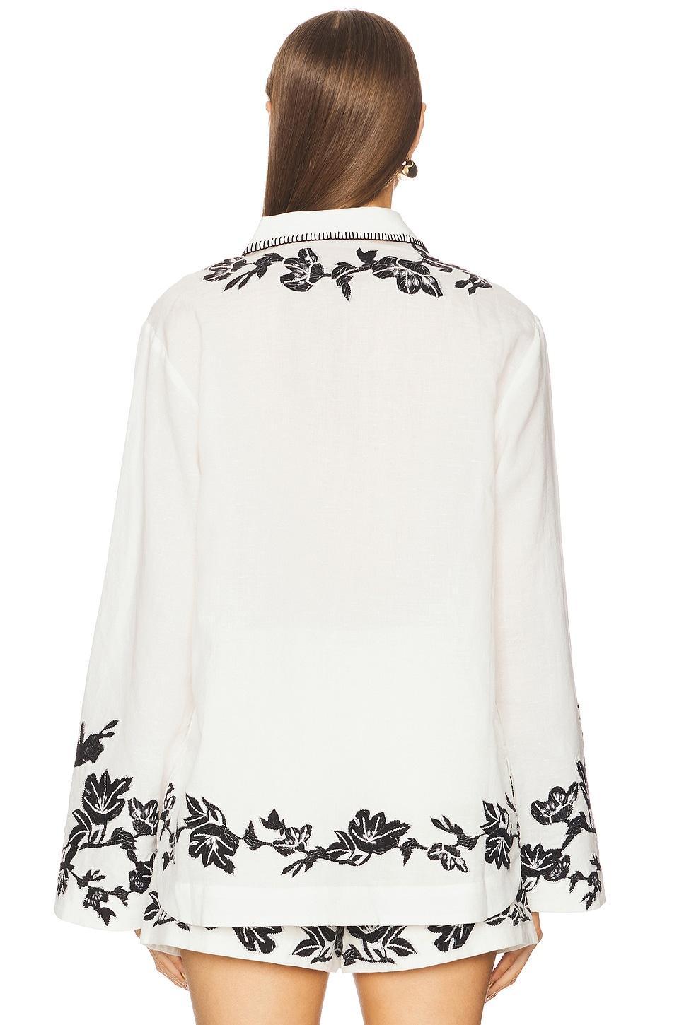 Drop Shoulder Collared Tunic HEMANT AND NANDITA Product Image