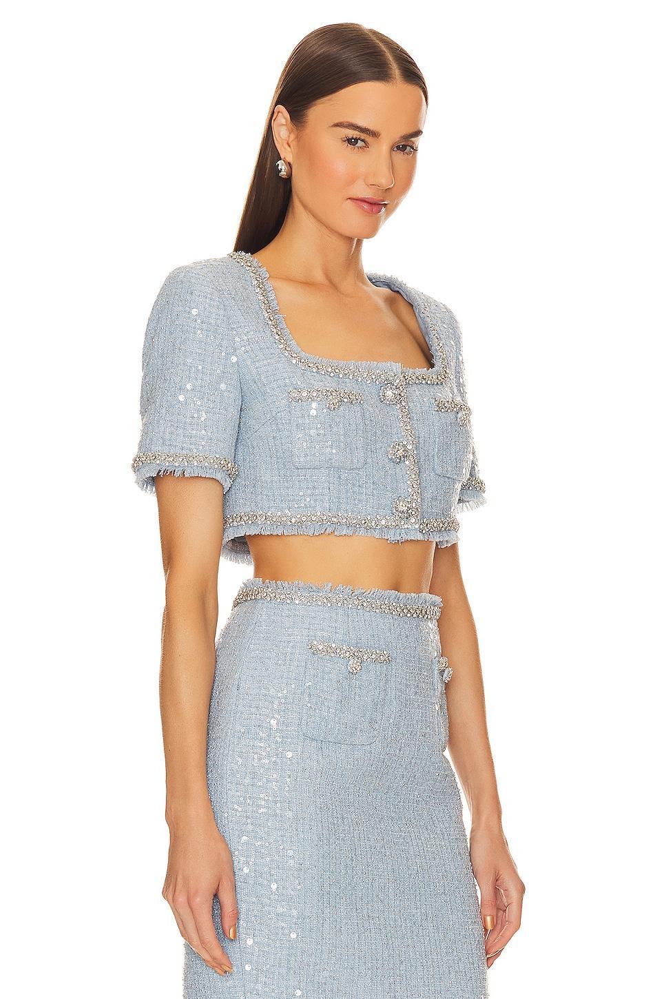 Sequin Crop Top self-portrait Product Image