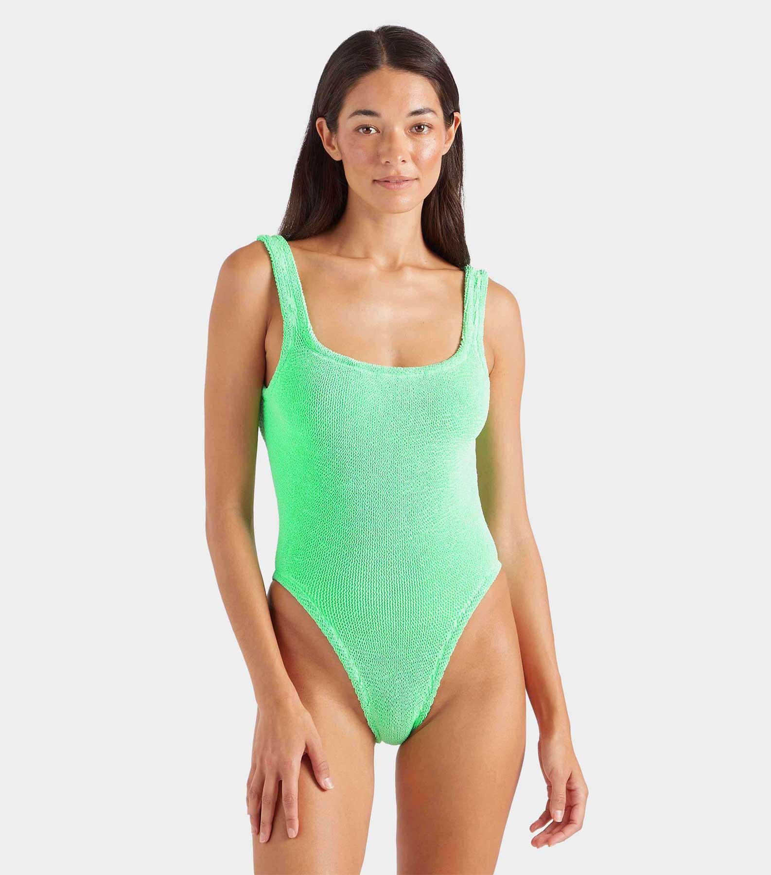 Square Neck Swim - Lime Product Image