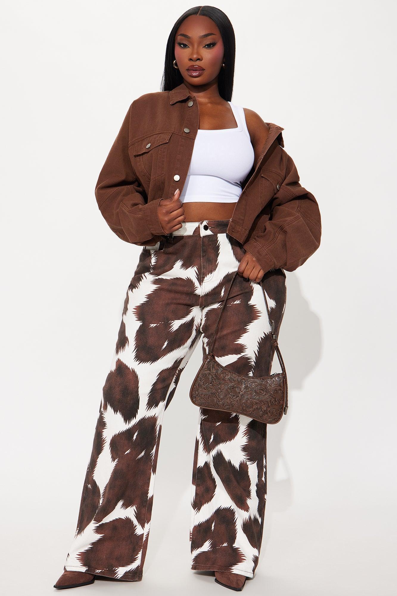 Brittany Trucker Jacket - Chocolate Female Product Image