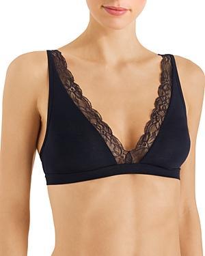 Cotton Lace Wire-Free Soft Cup Bra Product Image