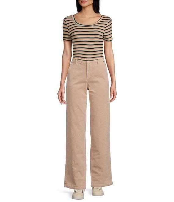 Volcom 1991 Stoned Low Rise Wide Leg Cordoroy Pants Product Image