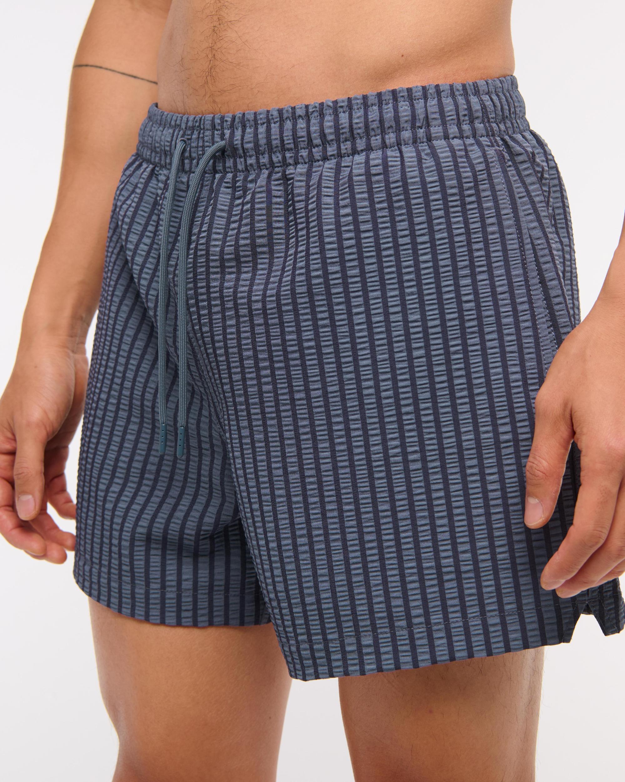 Pull-On Micro-Seersucker Swim Trunk Product Image