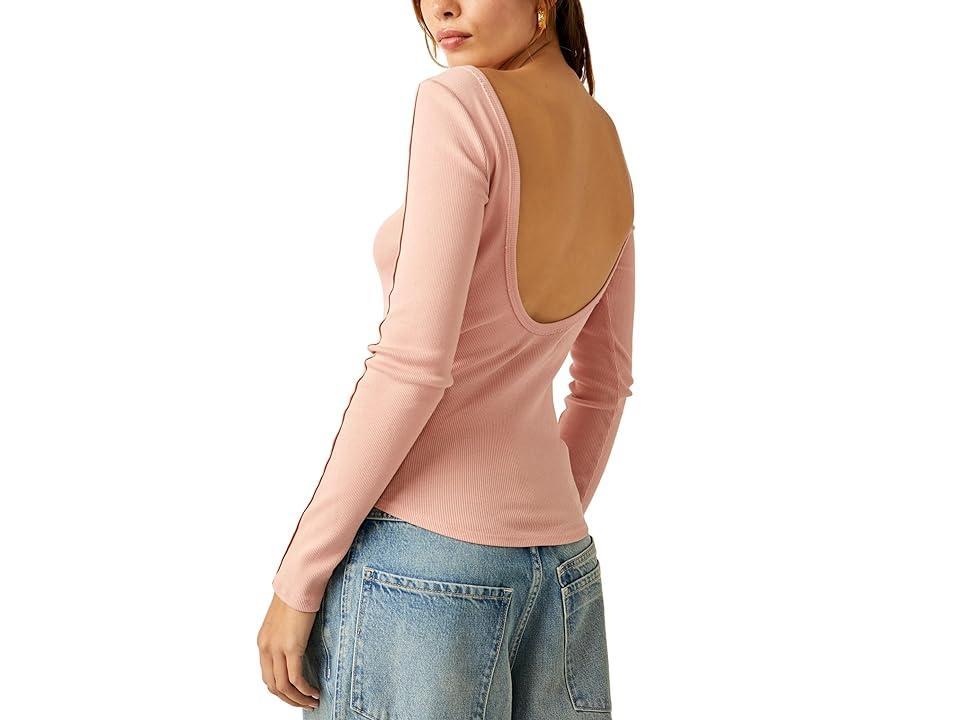 Free People Unapologetic Long Sleeve (Roseblush) Women's Clothing Product Image