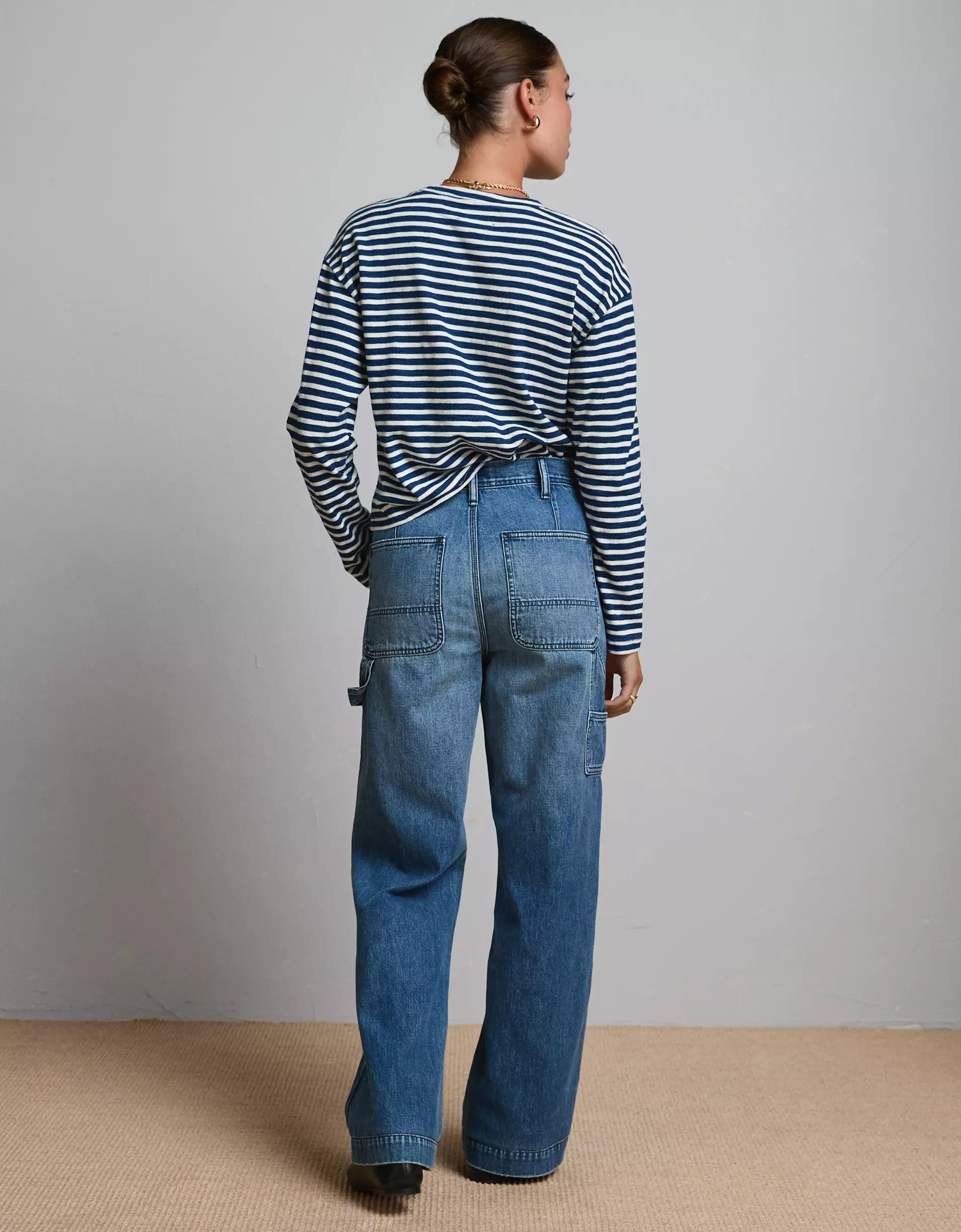 AE77 Premium Stovepipe Carpenter Jean Product Image