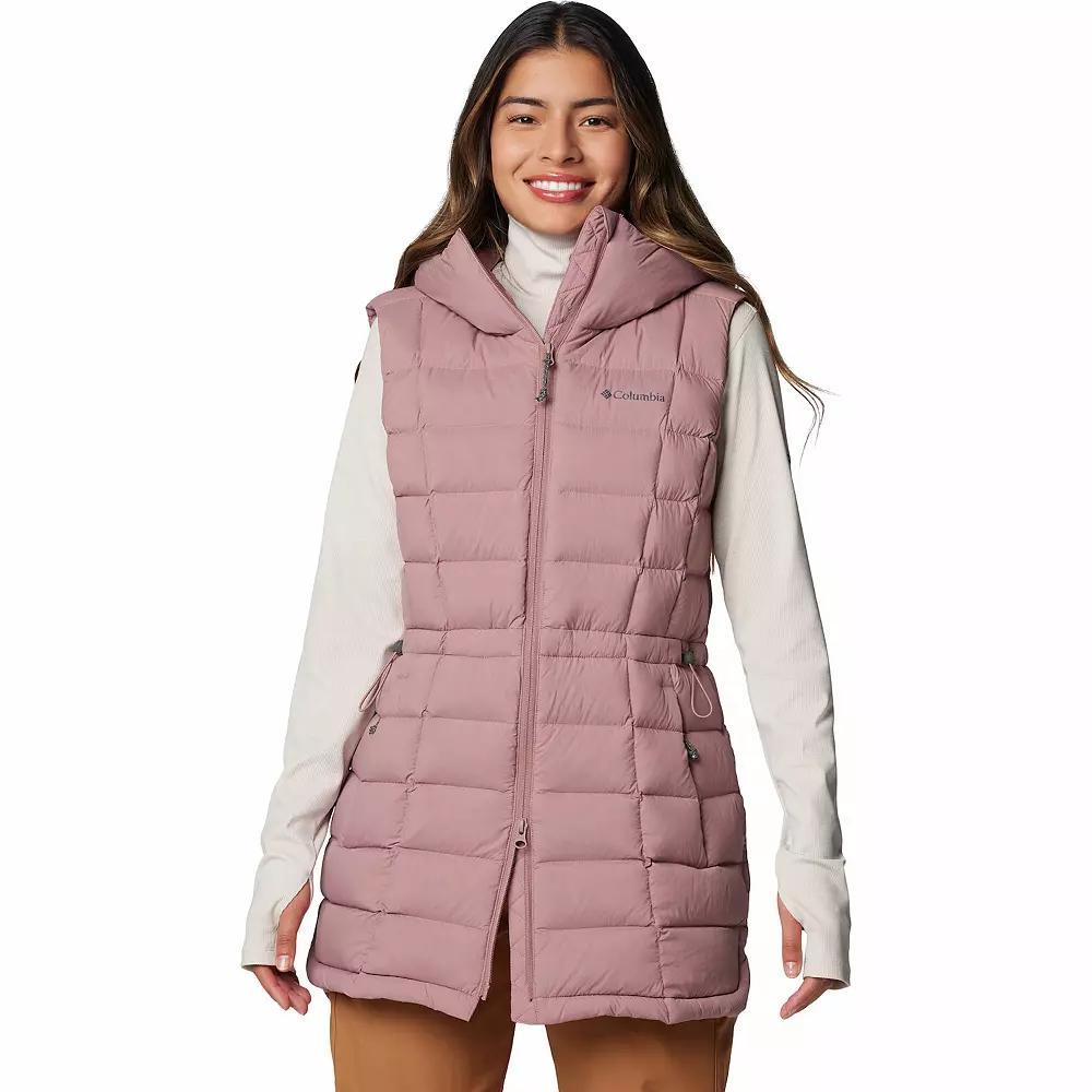 Women's Columbia Ardenwood Mid Down Vest, Size: XXL, Fig Product Image