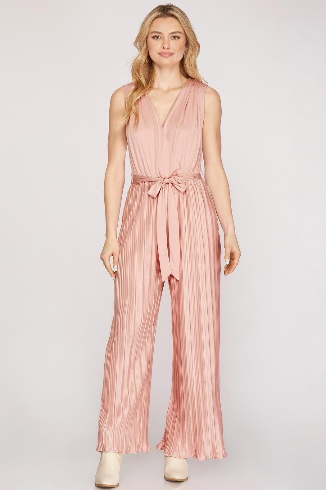 Pleated-Pant Jumpsuit Product Image