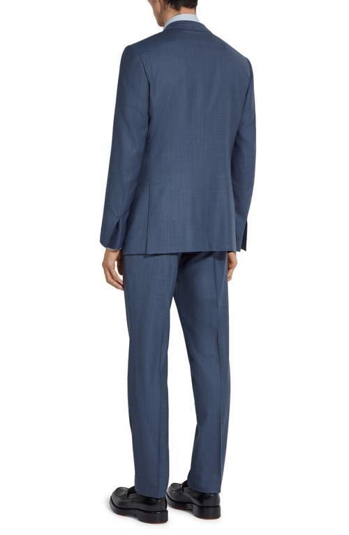 ZEGNA Dark Avio Blue Centoventimila Wool Suit In Bleu Avio Foncé Product Image