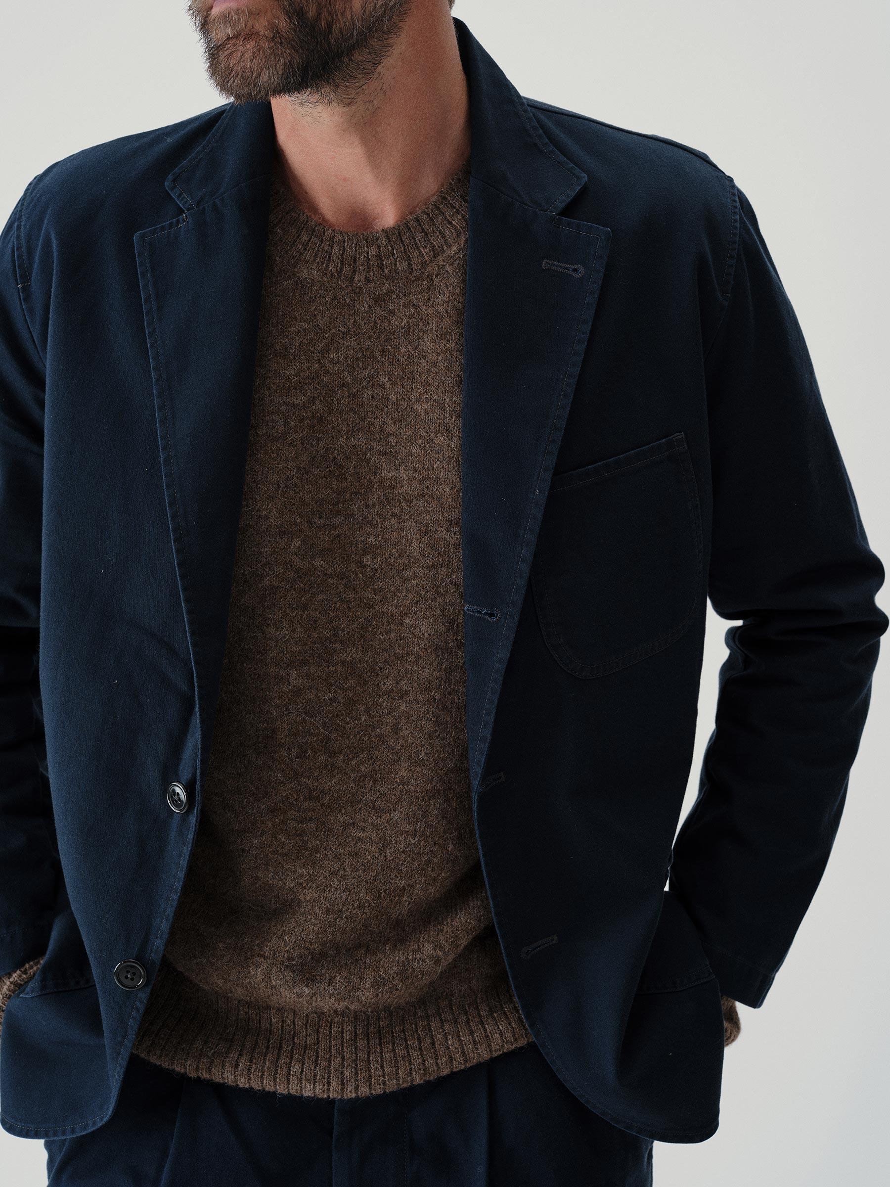 Space Blue Shuttle Sateen Carry On Jacket Product Image