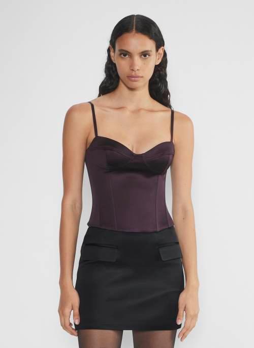 dazzle satin bustier Product Image