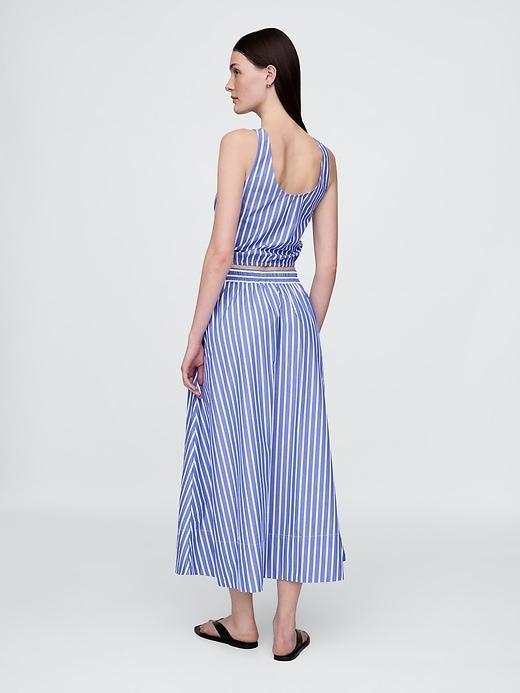 Poplin Maxi Skirt Product Image