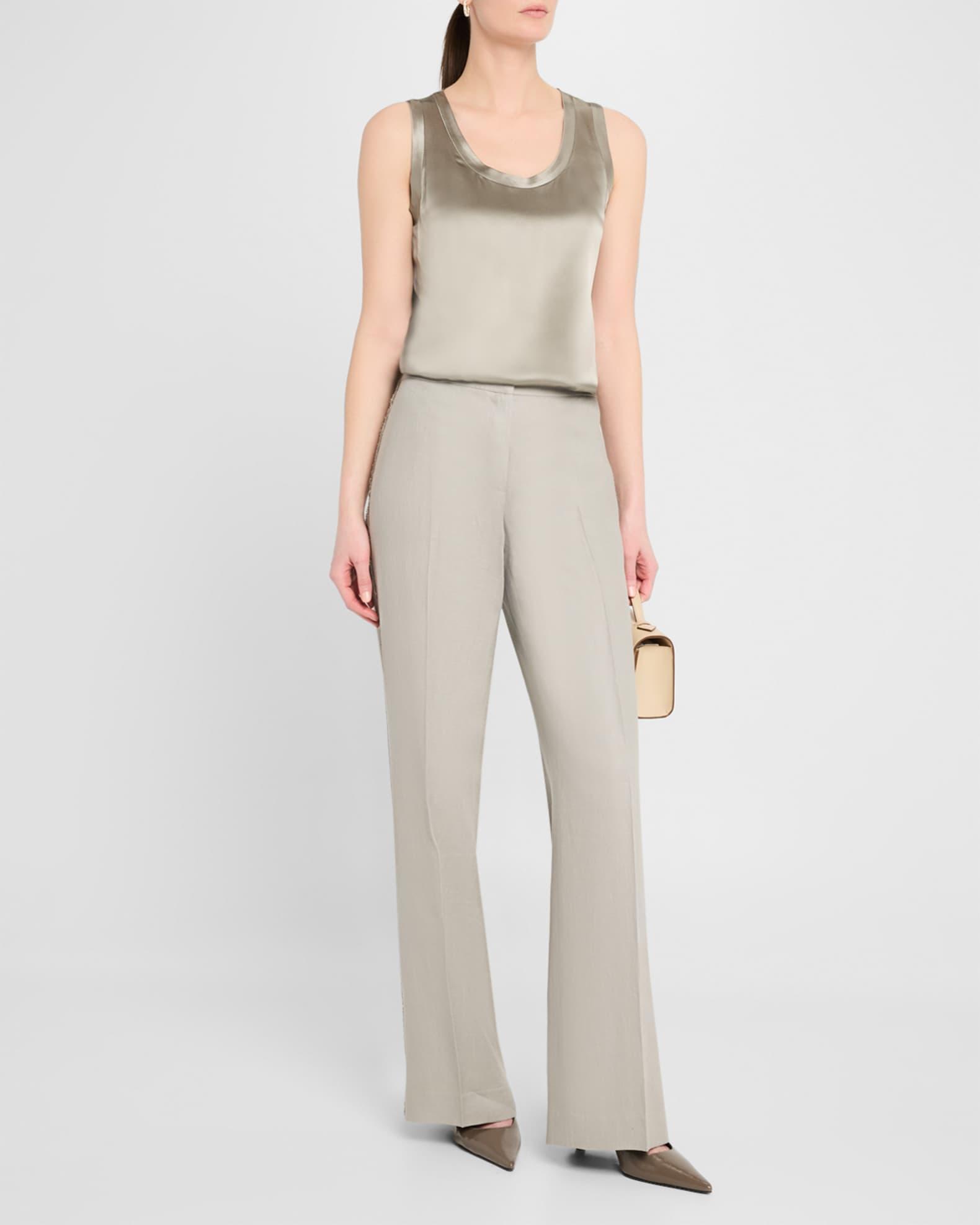 Perla Luxe Reversible Silk Charmeuse Shell Product Image