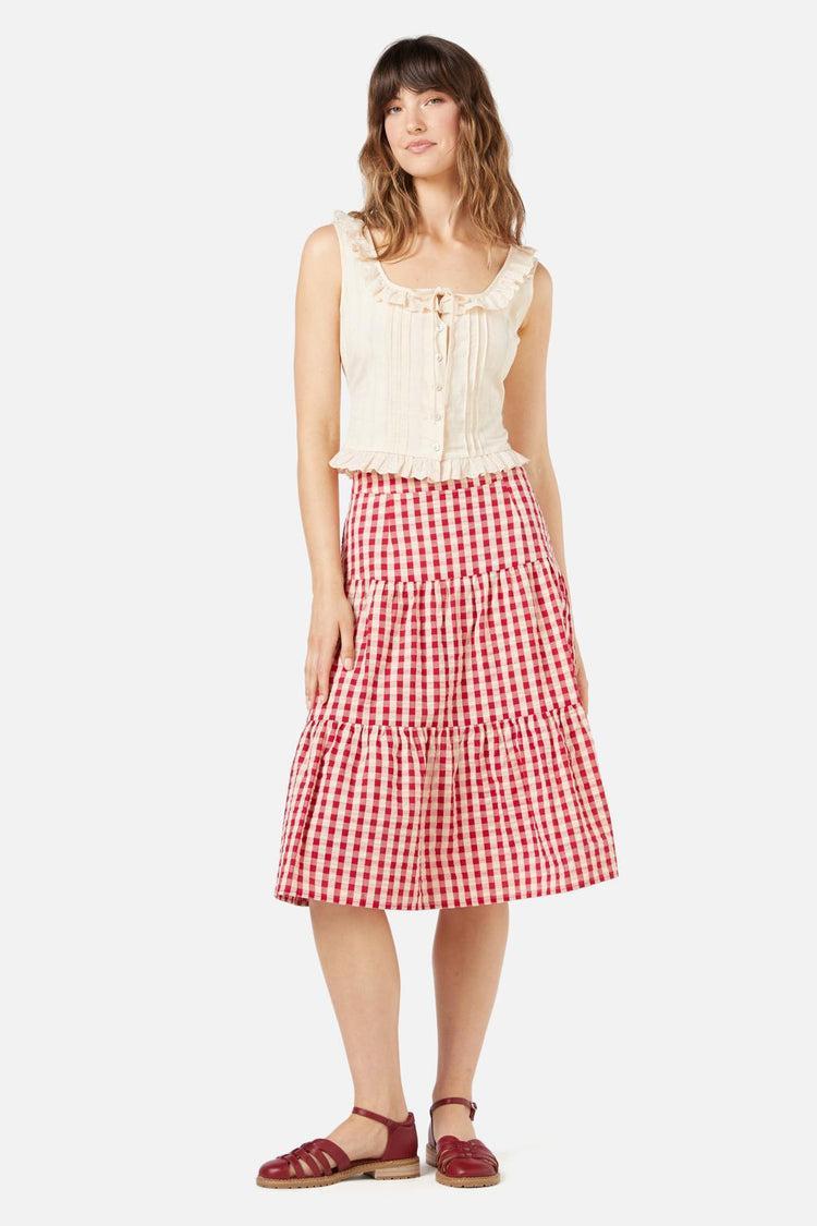 Greta Check Skirt Product Image