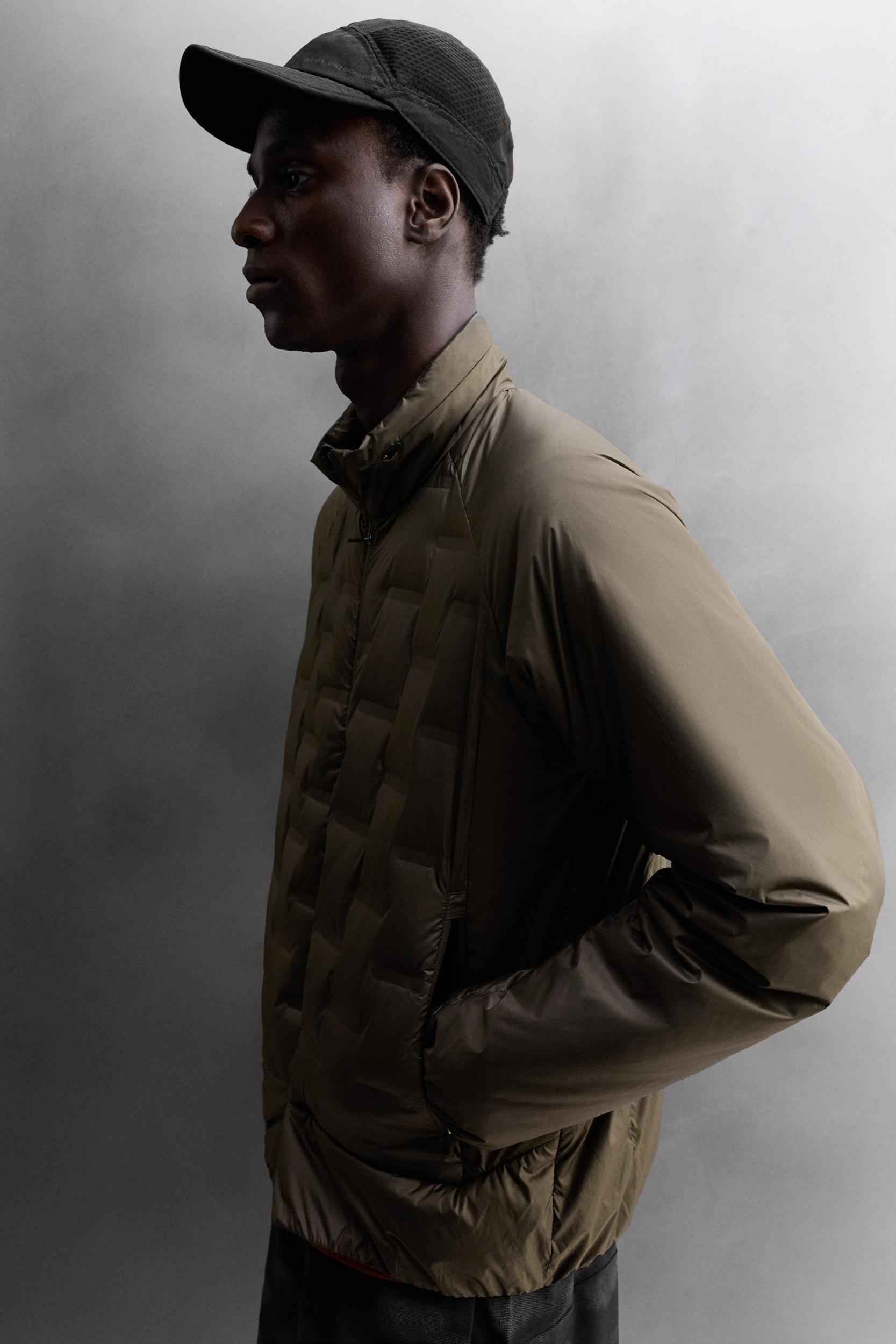 RUNNING FEATHER BLEND PUFFER JACKET Product Image