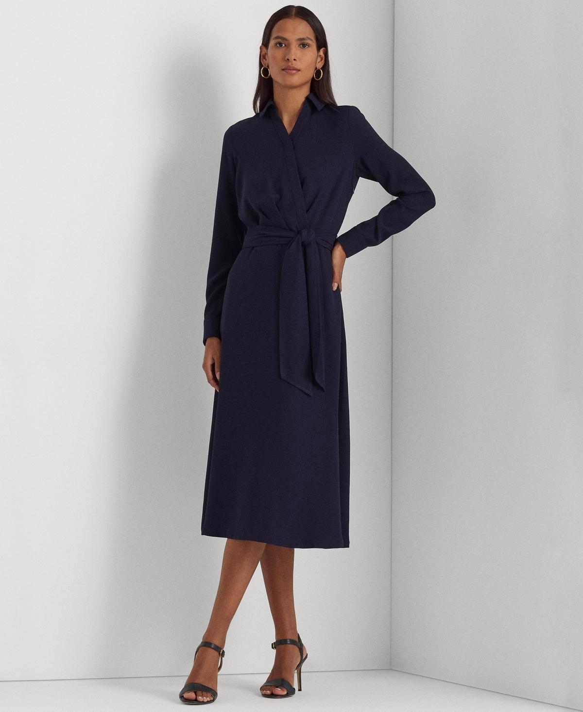 Lauren Ralph Lauren Long Sleeve Day Dress Women's Clothing Product Image