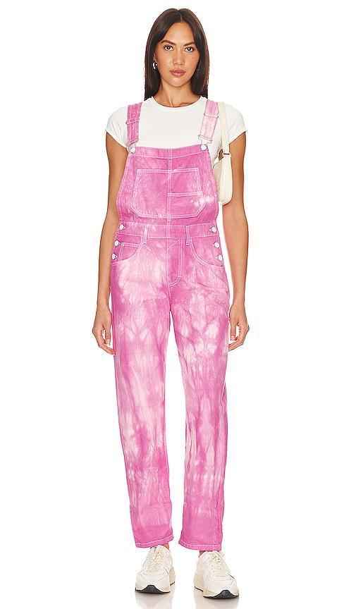 x We The Free Ziggy Denim Overall In Electric Bouquet Free People Product Image