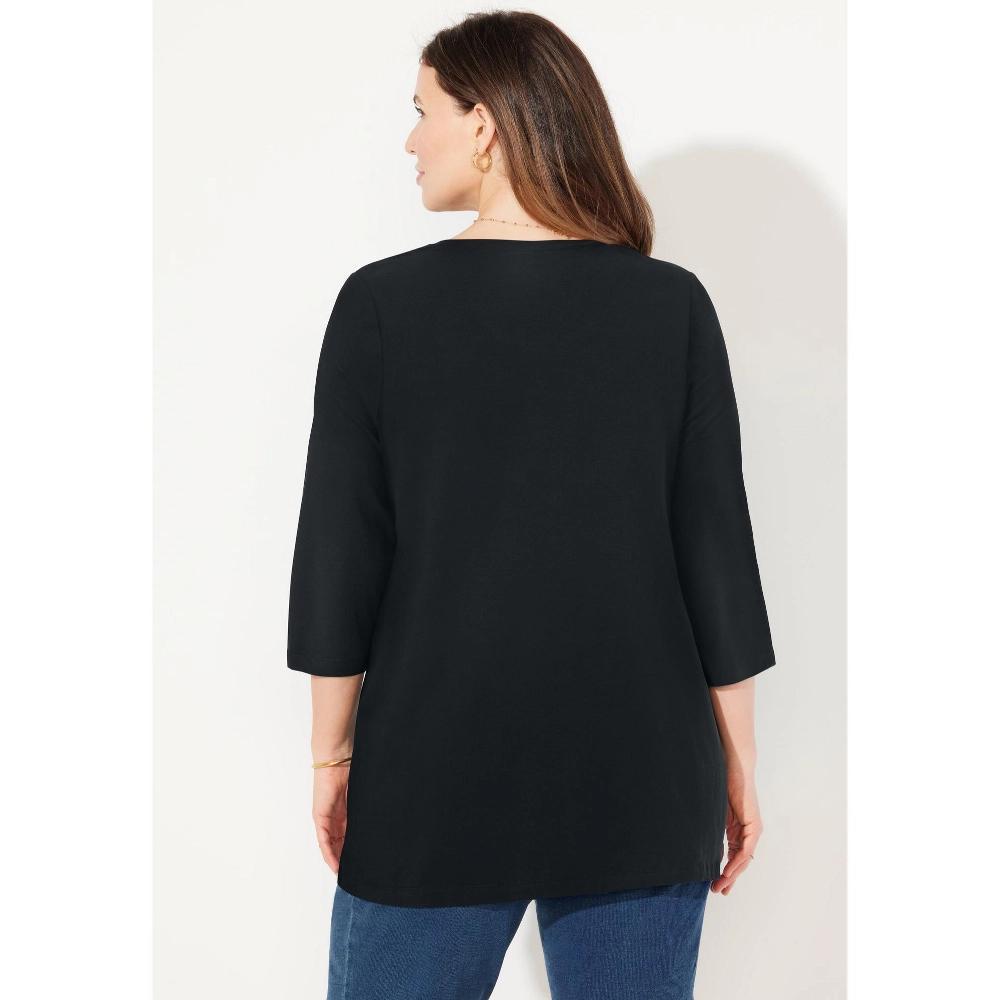 Woman Within Women's Plus Size 7-Day Layered 2-In-1 Tunic Product Image