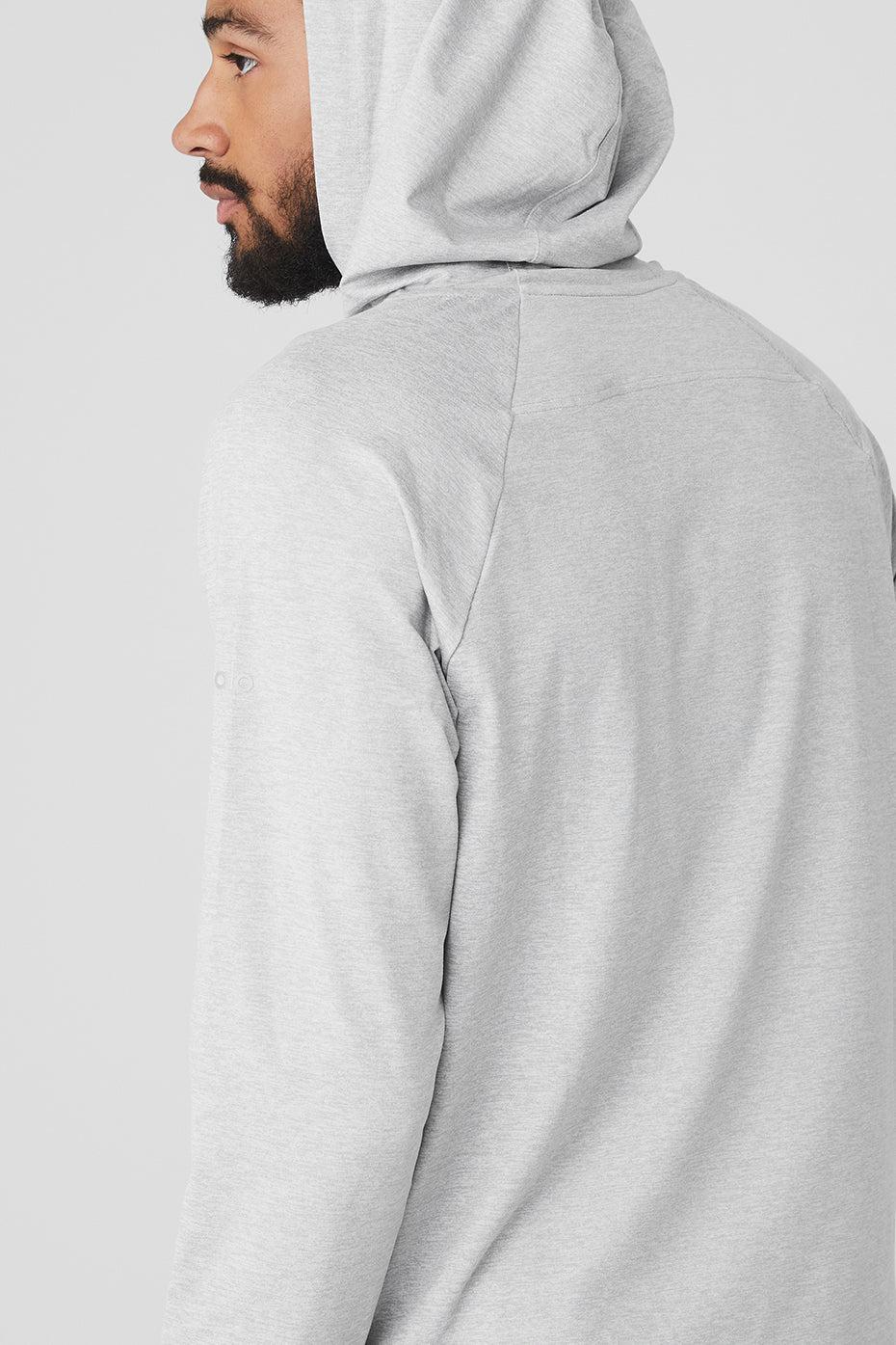 The Conquer Hoodie - Athletic Heather Grey Product Image