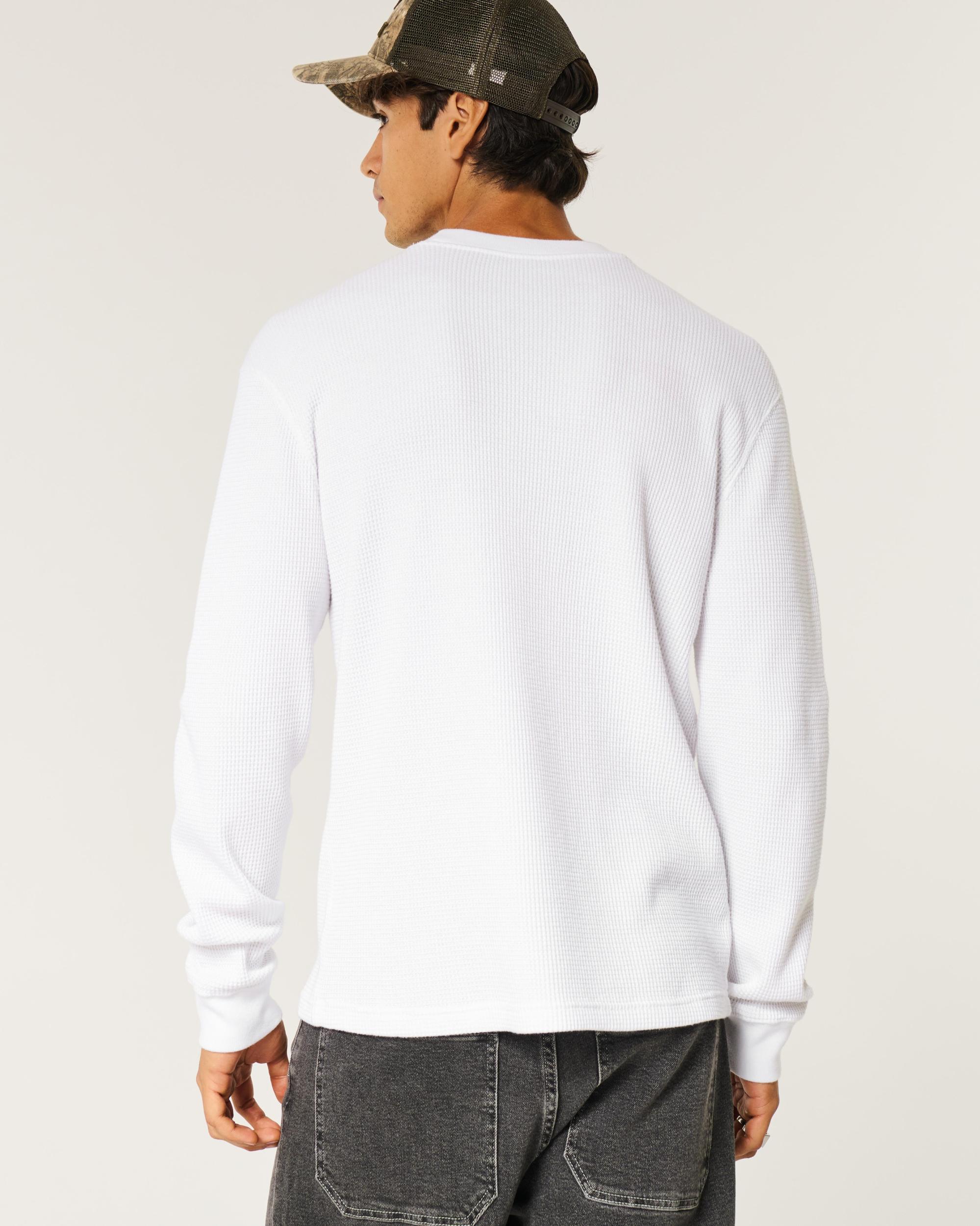 Long-Sleeve Thermal Crew T-Shirt Product Image