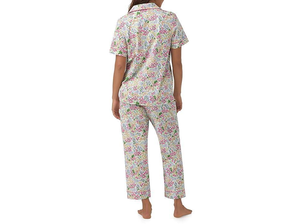 Bedhead PJs Organic Cotton Classic Cropped PJ Set (Cottage Garden) Women's Pajama Sets Product Image