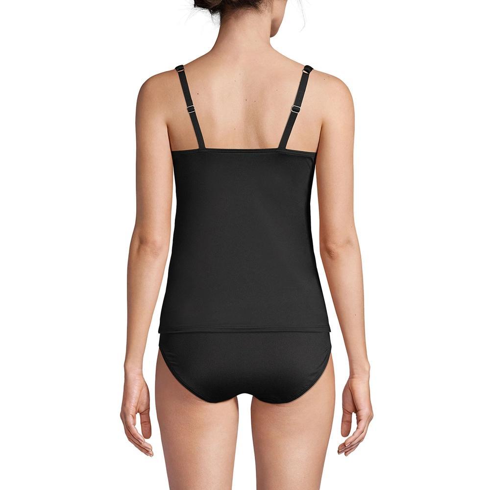 Womens Lands End D-Cup UPF 50 Squareneck Underwire Tankini Swimsuit Top Product Image