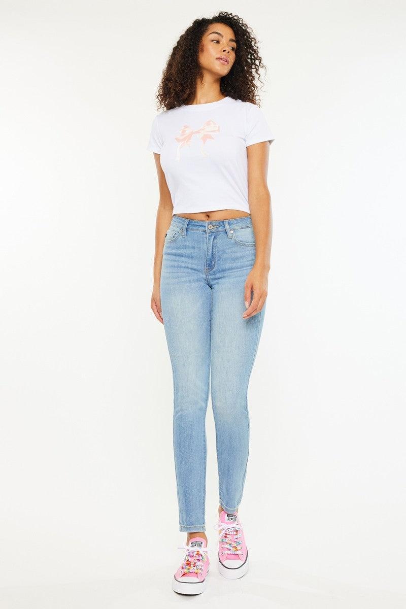 Mid Rise Super Skinny Jeans Product Image