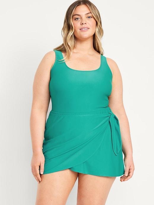 Side-Tie Swim Dress Product Image