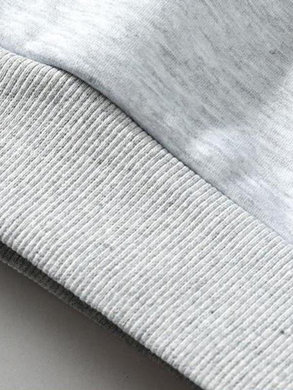 Men's Solid High Neck Oversized Hoodie Product Image