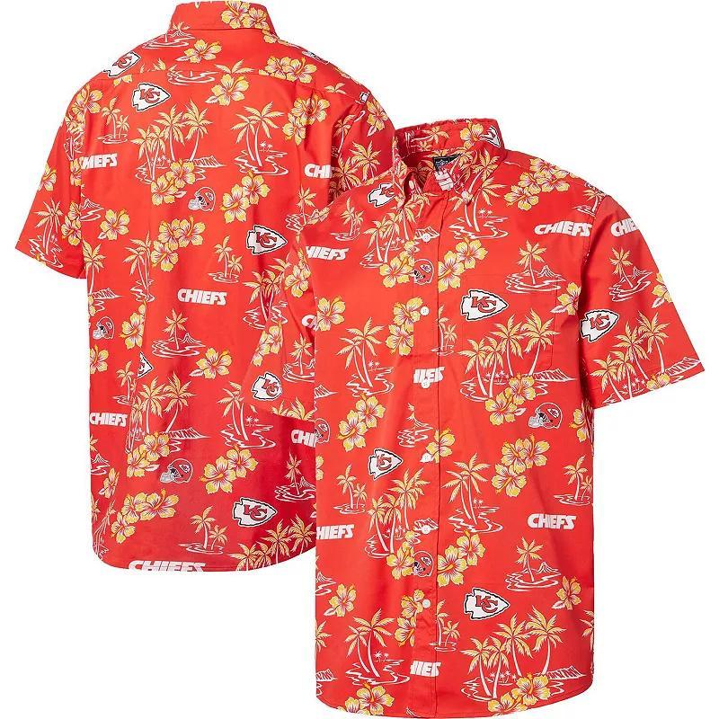 Men's Reyn Spooner Red Kansas City Chiefs Kekai Button-Up Shirt, Size: 2XL Product Image