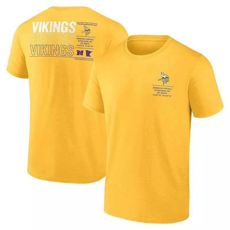 Men's Fanatics Gold Minnesota Vikings Repeat Stats T-Shirt, Size: 4XL Product Image