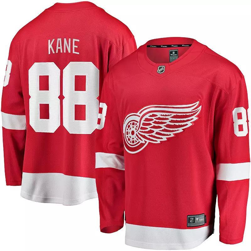 Mens Fanatics Branded Patrick Kane Detroit Wings Home Breakaway Player Jersey Product Image