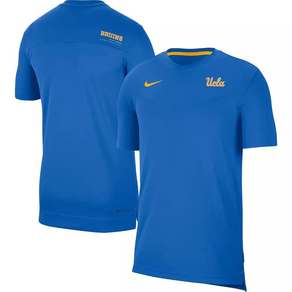 Men's Nike Blue UCLA Bruins 2022 Coaches UV Performance T-Shirt, Size: Large Product Image