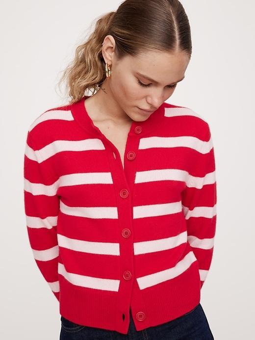 Relaxed Cashmere Cardigan Product Image