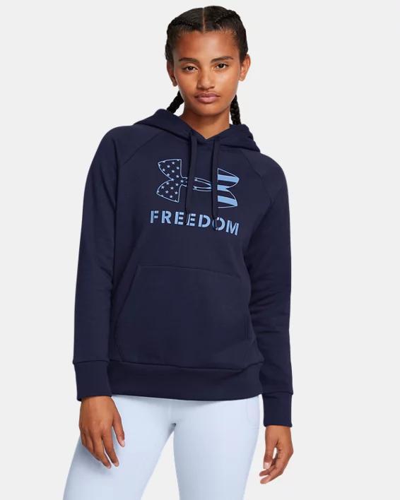 Womens UA Rival Freedom Logo Hoodie Product Image