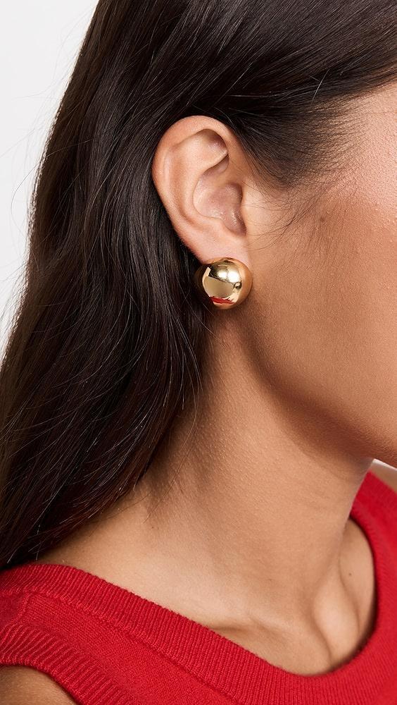 Annika Inez Small Hemisphere Earrings | Shopbop Product Image