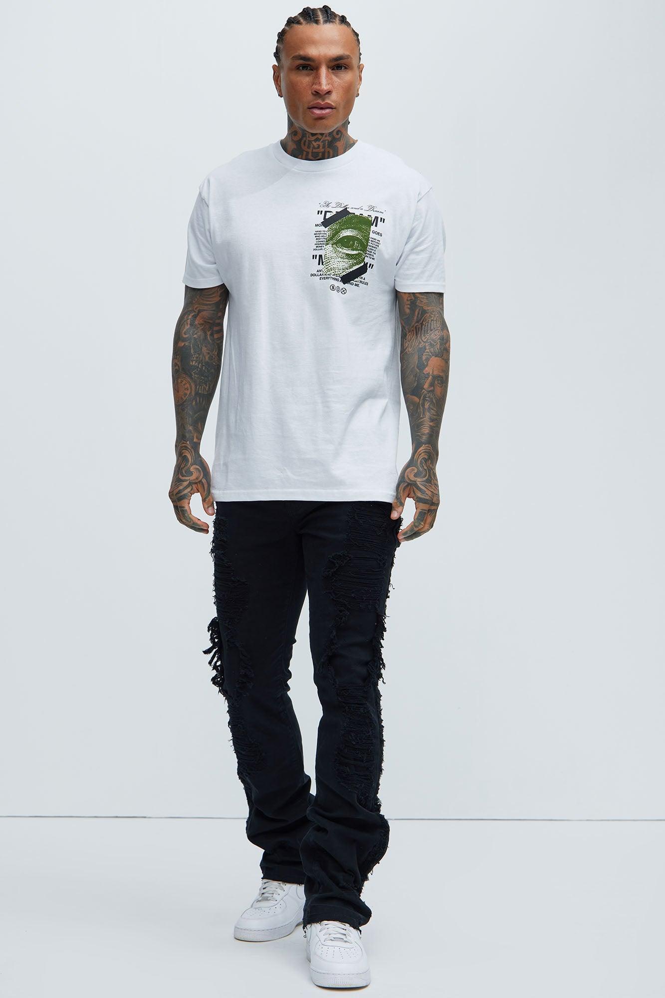 A Dollar And A Dream Short Sleeve Tee - White Product Image